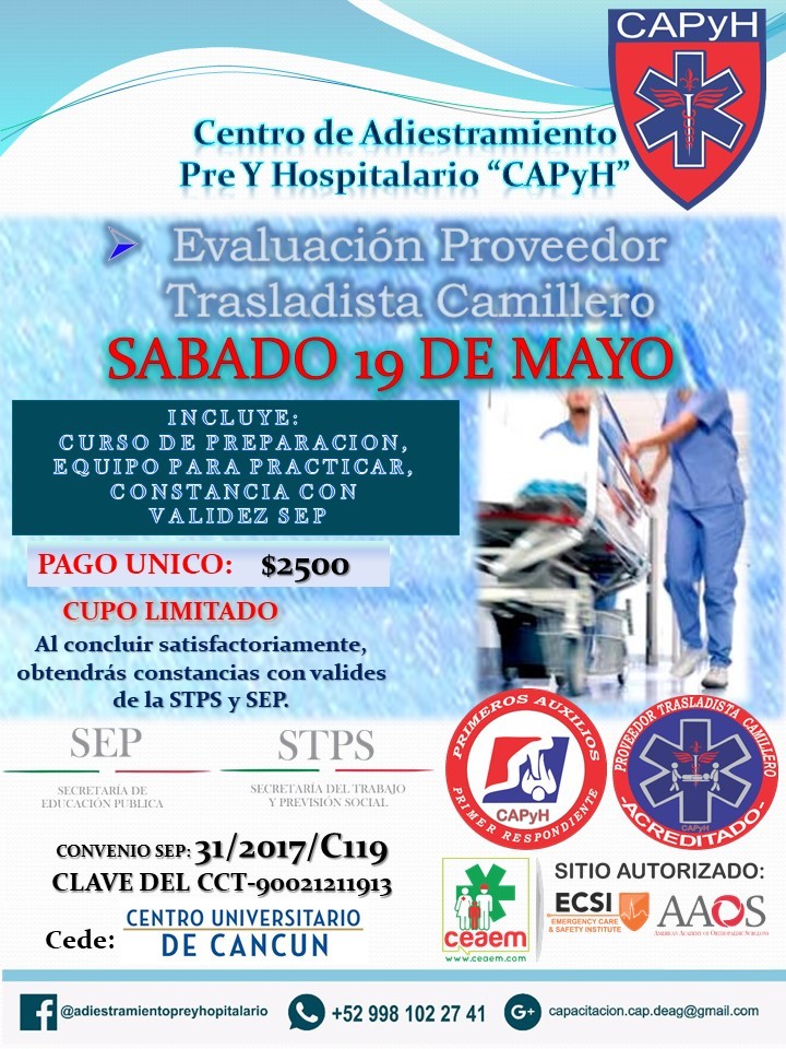 Proveedor Trasladista Camillero&nbsp;